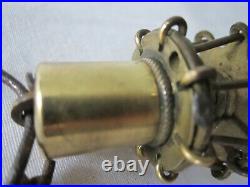Rare 1800's Antique Evans Brass 8 hook Mechanical Fishing/Mouse Trap lure Works