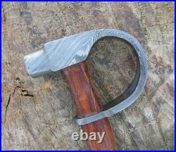 Rare 1845 Damascus Solomon Anderson Antique Blacksmith Anvil Hammer Vintage