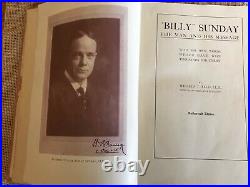 Rare 1914 Antique Vintage BILLY SUNDAY Hardback Book Wm Ellis Distressed #3751