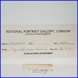 Rare 1924 King George VI Signed Royal Presentation Photo Portrait Gallery London
