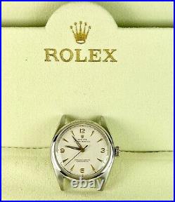 Rare 1950s Rolex Oyster Perpetual Bubbleback 34mm Stainless Steel Reference 6084