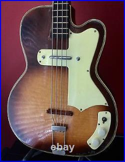 Rare 50's Vintage Kay Pro Electric Bass Guitar