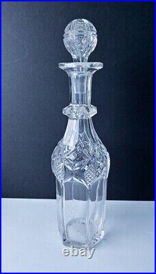 Rare ABP Brilliant Period Cut Glass Whiskey Bottle
