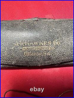 Rare Antique A K Hawkes Co Vintage Eye Glasses Possible Gold