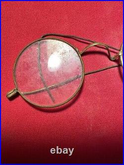 Rare Antique A K Hawkes Co Vintage Eye Glasses Possible Gold