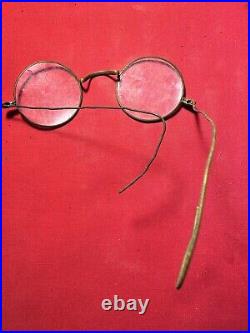 Rare Antique A K Hawkes Co Vintage Eye Glasses Possible Gold