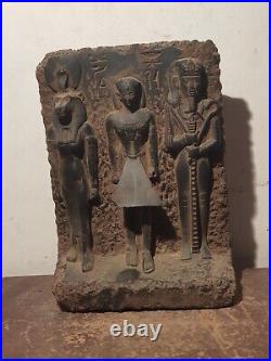 Rare Antique Ancient Egyptian Big Statue King Gods Sekhmet Ptah Isis 2480 BC