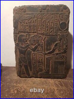 Rare Antique Ancient Egyptian Big Statue King Gods Sekhmet Ptah Isis 2480 BC