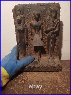 Rare Antique Ancient Egyptian Big Statue King Gods Sekhmet Ptah Isis 2480 BC