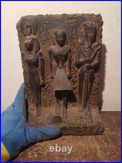 Rare Antique Ancient Egyptian Big Statue King Gods Sekhmet Ptah Isis 2480 BC