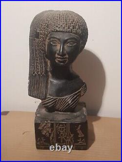 Rare Antique Ancient Egyptian Statue Princess Meritamun Long Head Sun 1353 BC