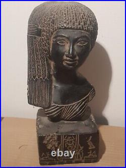 Rare Antique Ancient Egyptian Statue Princess Meritamun Long Head Sun 1353 BC