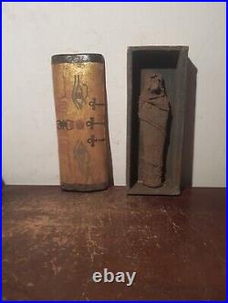 Rare Antique Ancient Egyptian Wood Ushabti Box Ushabtis Servant Minions 2480BC