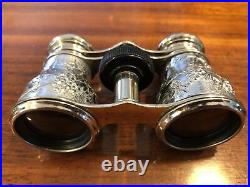 Rare Antique Binoculars Opera Glasses EARTH SUPERIOR Vintage Retro