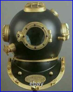 Rare Antique Diving Divers Helmet Mark V Vintage Navy Sea Deep Scuba Helmet