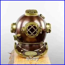 Rare Antique Diving Divers Helmet Mark V Vintage Navy Us Sea Deep Helmet. Scuba