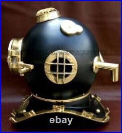 Rare Antique Diving Divers Helmet Mark V Vintage Navy Us Sea Deep Scuba Helmet