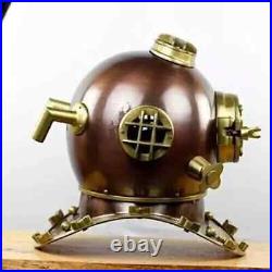 Rare Antique Diving Divers Helmet Mark V Vintage Navy Us Sea Deep Scuba Helmet/