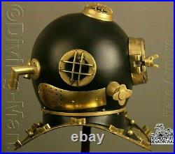 Rare Antique Diving Divers Helmet Mark V Vintage Navy Us Sea Deep Scuba Helmet