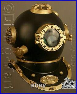 Rare Antique Diving Divers Helmet Mark V Vintage Navy Us Sea Deep Scuba Helmet