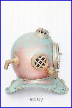 Rare Antique Diving Divers Helmet Mark V Vintage Navy Us Sea Deep Scuba Helmet