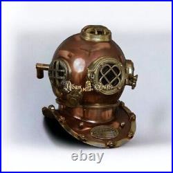 Rare Antique Diving Divers Helmet Mark V Vintage U. S Navy Sea Deep Scuba Divers