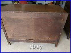Rare Antique Dresser with 3 Drawers, 34.5 H x 46 W x 20 D, Early 1900's