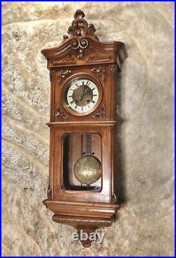 Rare Antique Germany GUSTAV BECKER Striking Vienna Wall Clock, GAZO Style
