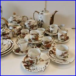 Rare Antique Japanese Eggshell Tea / Coffee Set 44 Pieces Sets Vintage