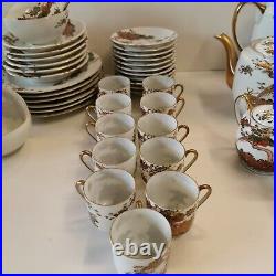 Rare Antique Japanese Eggshell Tea / Coffee Set 44 Pieces Sets Vintage