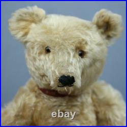 Rare Antique Pre-War Steiff Teddy Bear 1920-30s w Button Long F & Voice Top