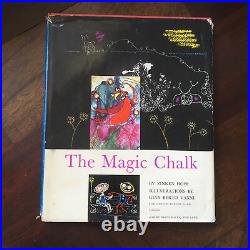 Rare Antique Vintage Children's Book The Magic Chalk Zinken Hopp