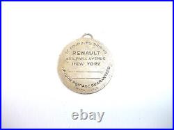 Rare Antique Vintage Dauphine Renault 425 Park Avenue New York Keychain