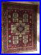 Rare Antique Vintage Handmade Wool Rug 4ft 9 X 6ft 4 Made/Imported to USSR