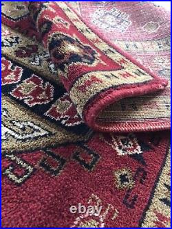 Rare Antique Vintage Handmade Wool Rug 4ft 9 X 6ft 4 Made/Imported to USSR