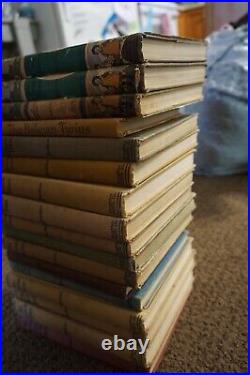 Rare Antique Vintage Lucy Fitch Perkins TWINS Books lot 17 kids books