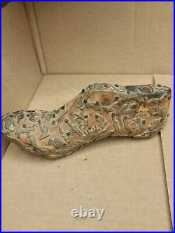 Rare Antique Vintage Milagro Wooden Shoe Form Foot Mexican Folk Art Collectable