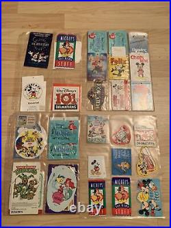 Rare Antique Vintage Misc Disney Collectible Tags Paper Plates Luggage Tags