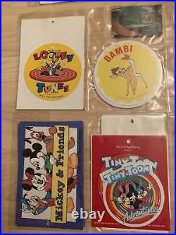 Rare Antique Vintage Misc Disney Collectible Tags Paper Plates Luggage Tags