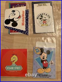 Rare Antique Vintage Misc Disney Collectible Tags Paper Plates Luggage Tags