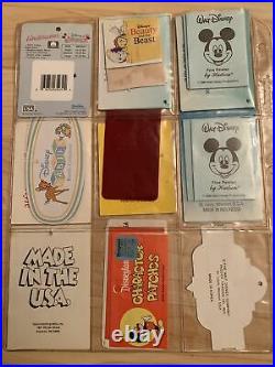 Rare Antique Vintage Misc Disney Collectible Tags Paper Plates Luggage Tags