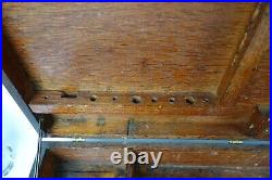 Rare Antique Vintage Stanley Oak Tool Chest / Box No. 902