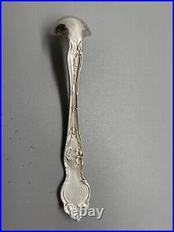 Rare Antique Vintage Wallace Sterling Violet Mustard & Mayonnaise Ladles