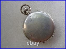 Rare Antique Vintage West End Watch Co Roman Ceramic Dial Dost Pocket Watch