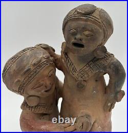 Rare Antique/vintage Mayan/mexican Erotica Art Sculptures/figurines Hand Made