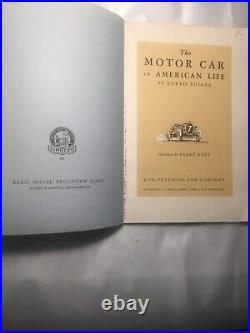 Rare Book VTG ANTIQUE The Motor Car in American Life 1941 AUTOMOBILE HISTORY 339