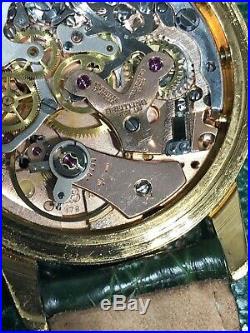 Rare Breitling TOP-TIME Panda Gilt Dial Chronograph Watch Ref. 810 Venus 178