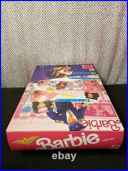 Rare Brunette Hispanic Flight Time Steffie Face Barbie Doll 1989 Mattel 2066 Nib