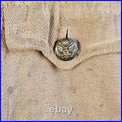 Rare Childs Size WWI Dough Boys Jacket Vintage Antique Military Buttons US Army