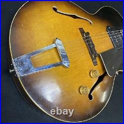 Rare Early Antique Vintage Gibson Archtop Electric Guitar Sunburst 1940s 1950s